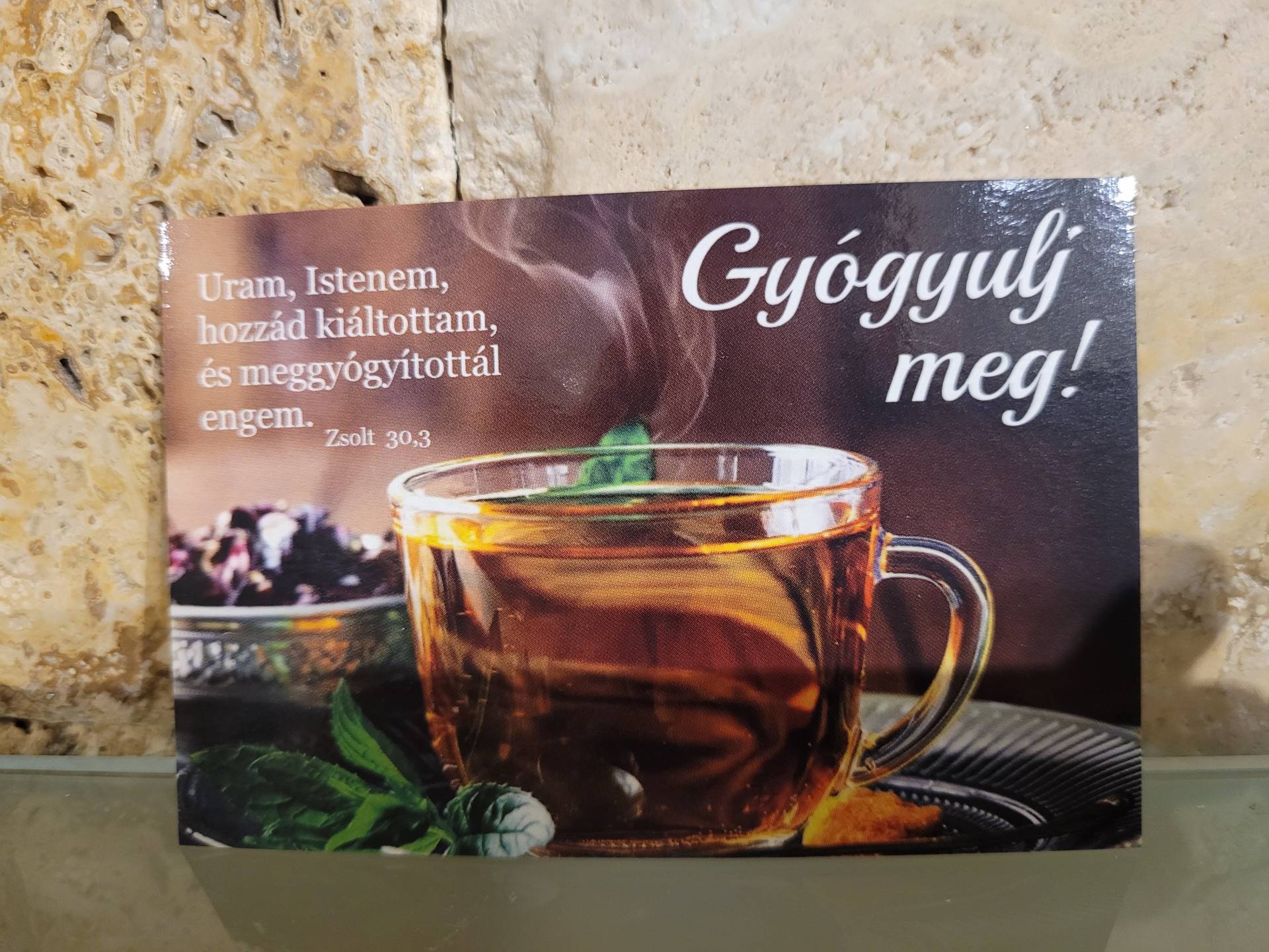 Ajándékkisérő Kártya Isten Áldásával 