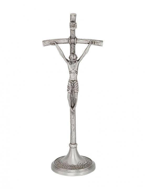 Ezüstmisés Papnak Pápai Kereszt 30cm  