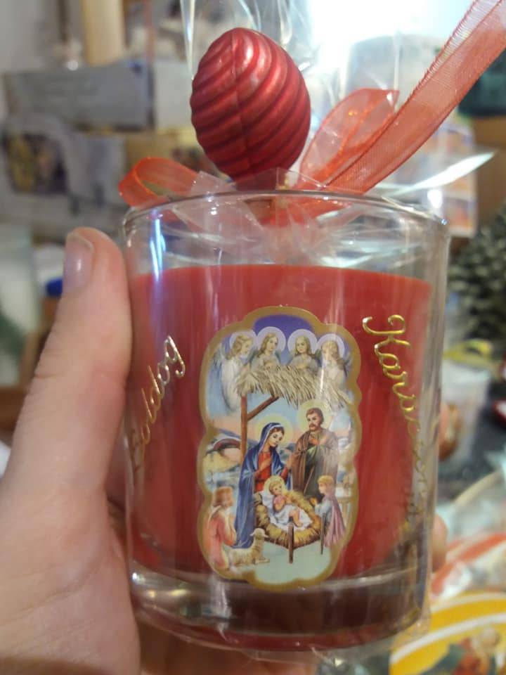 Erdei gyümölcs Illatú Karácsonyi Ajándékgyertya 