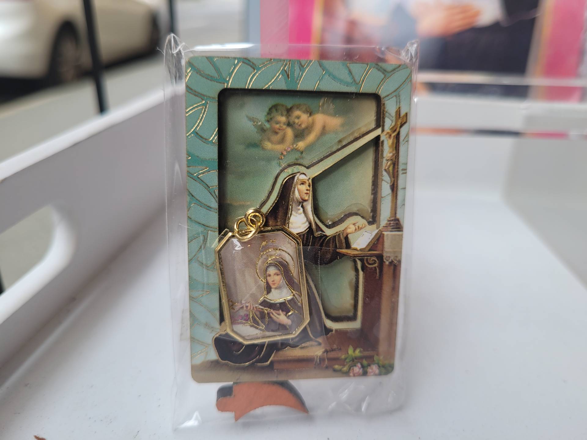 Szent Rita Plakett+ Mágnes+ Érem  