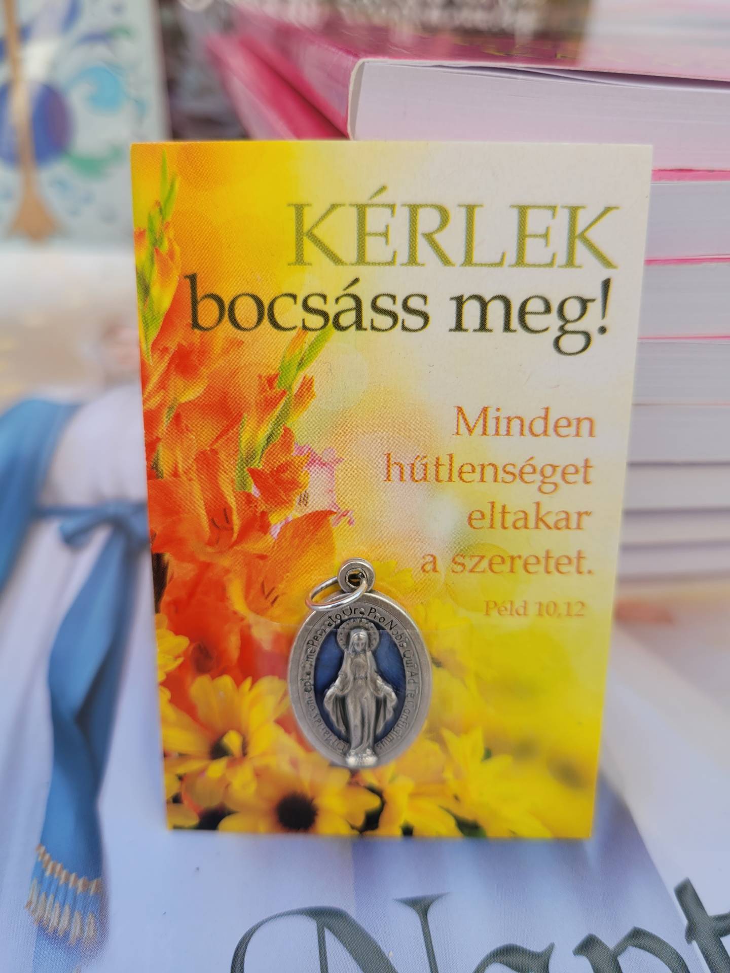 Ajándékkártya Isten szavával Szűzmária Csodáséremmel 