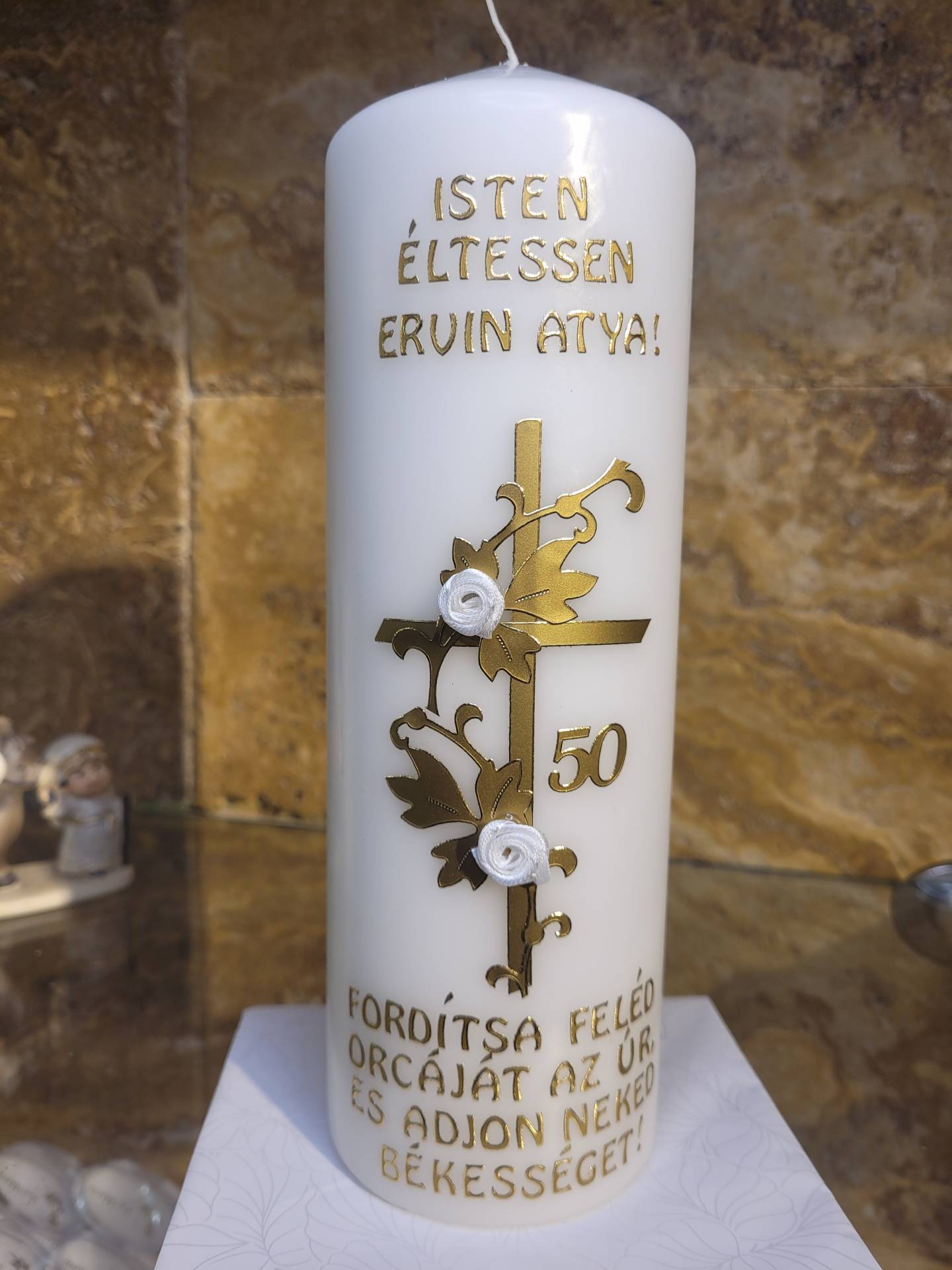 Papok Egyházi személyek részére Ünnepi gyertya 