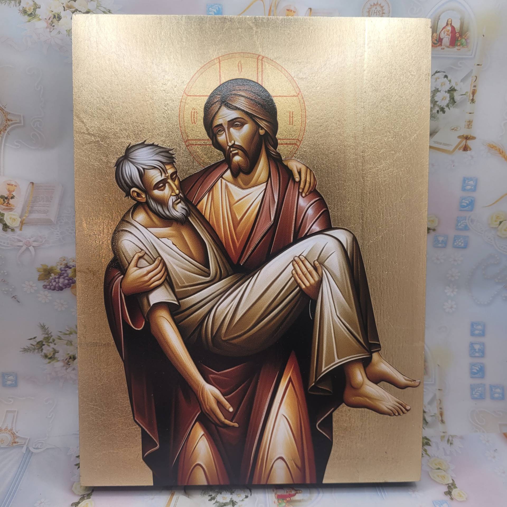 A Végtelenül Irgalmas Isten ..ikon mérete: 20cm*15cm  Kórházakba, Egészségügyi intézményekbe Ajánlom! 