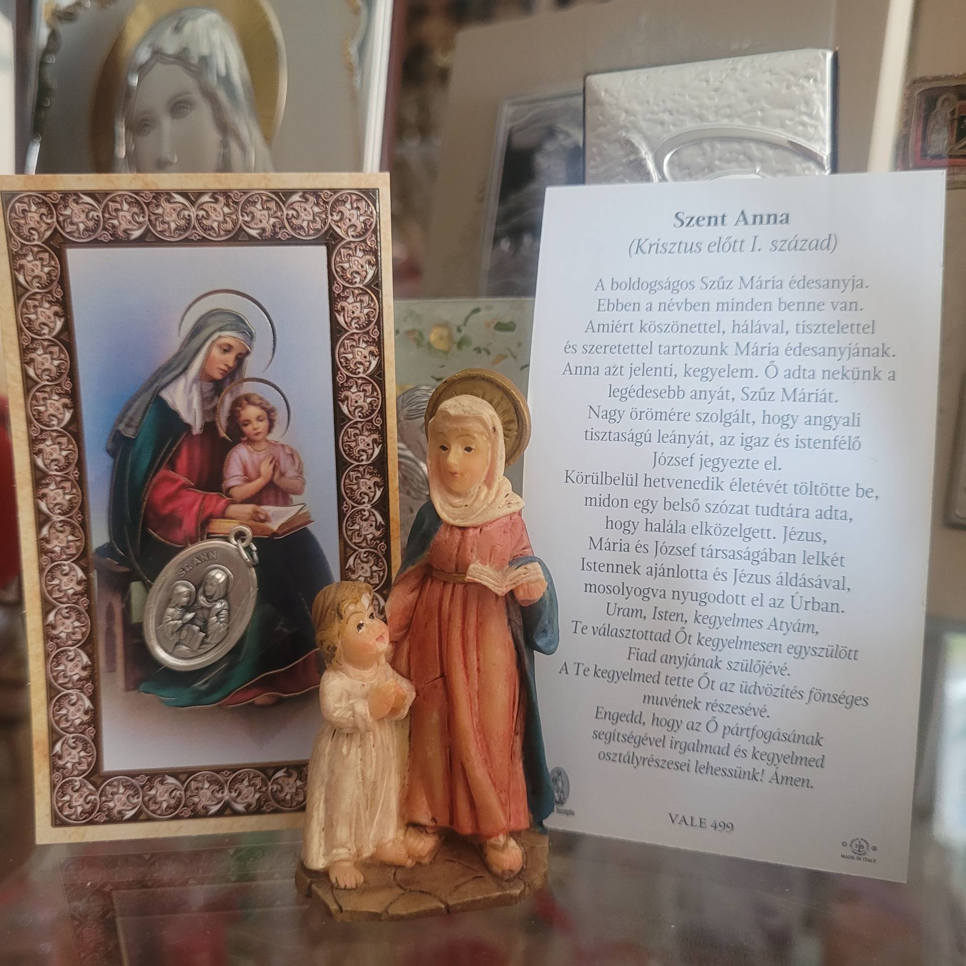 Szent Anna-NAGYSZÜLŐK,TANÁROK, VÉDŐSZENTJE AJÁNDÉKCSOMAG 