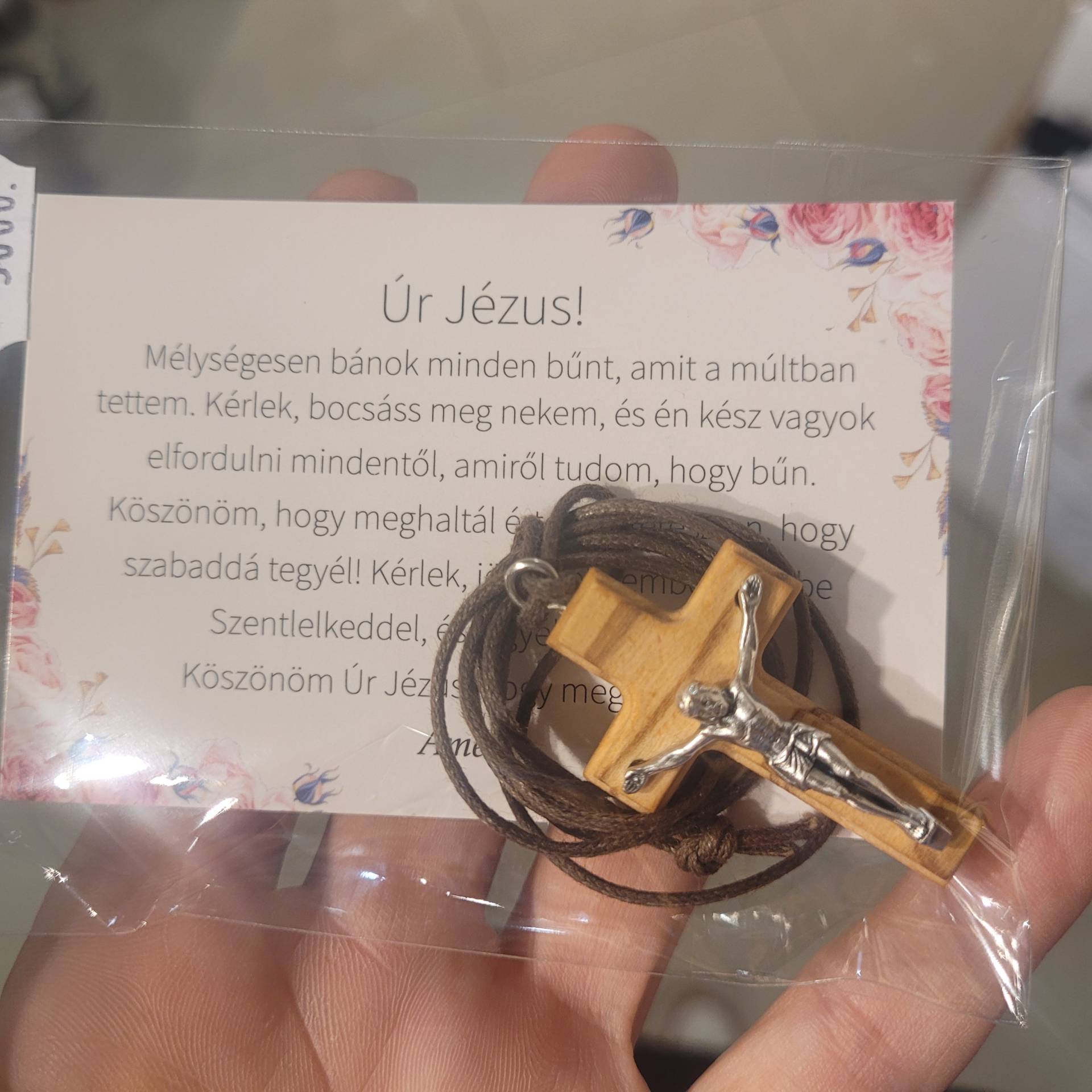 Olajfa kereszt+ Megtérő ima 