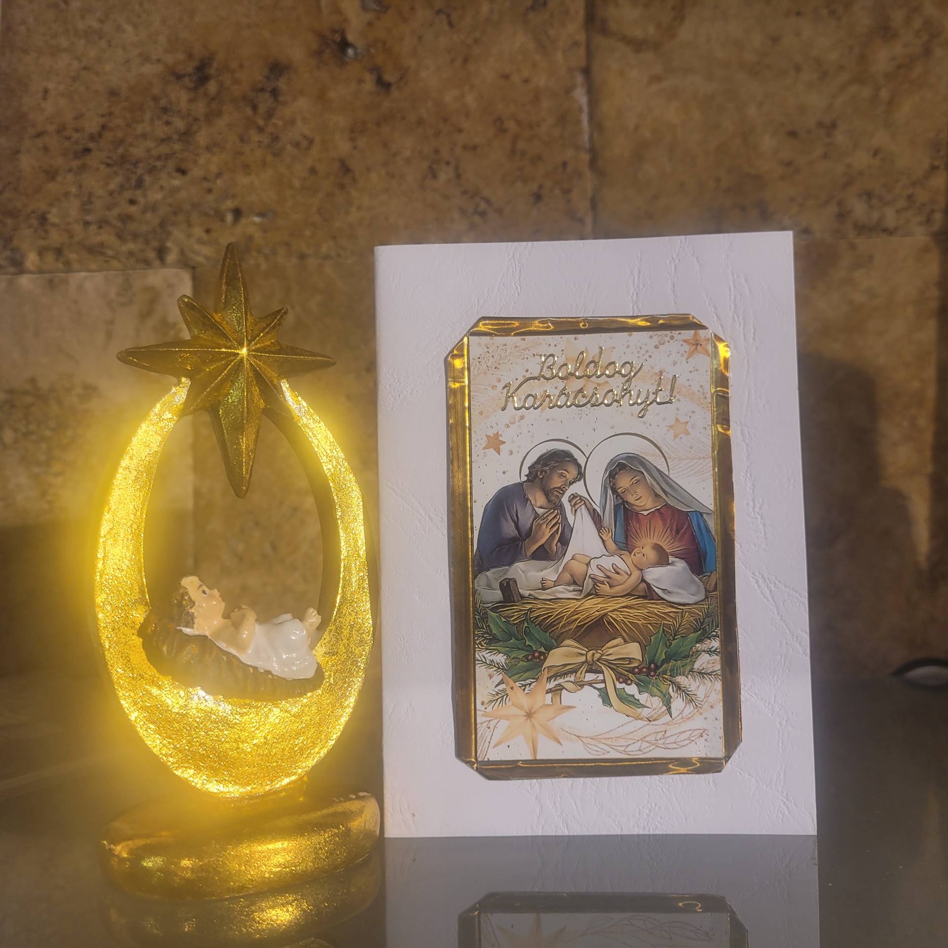 Kis Jézus + Képeslap Karácsonyra 