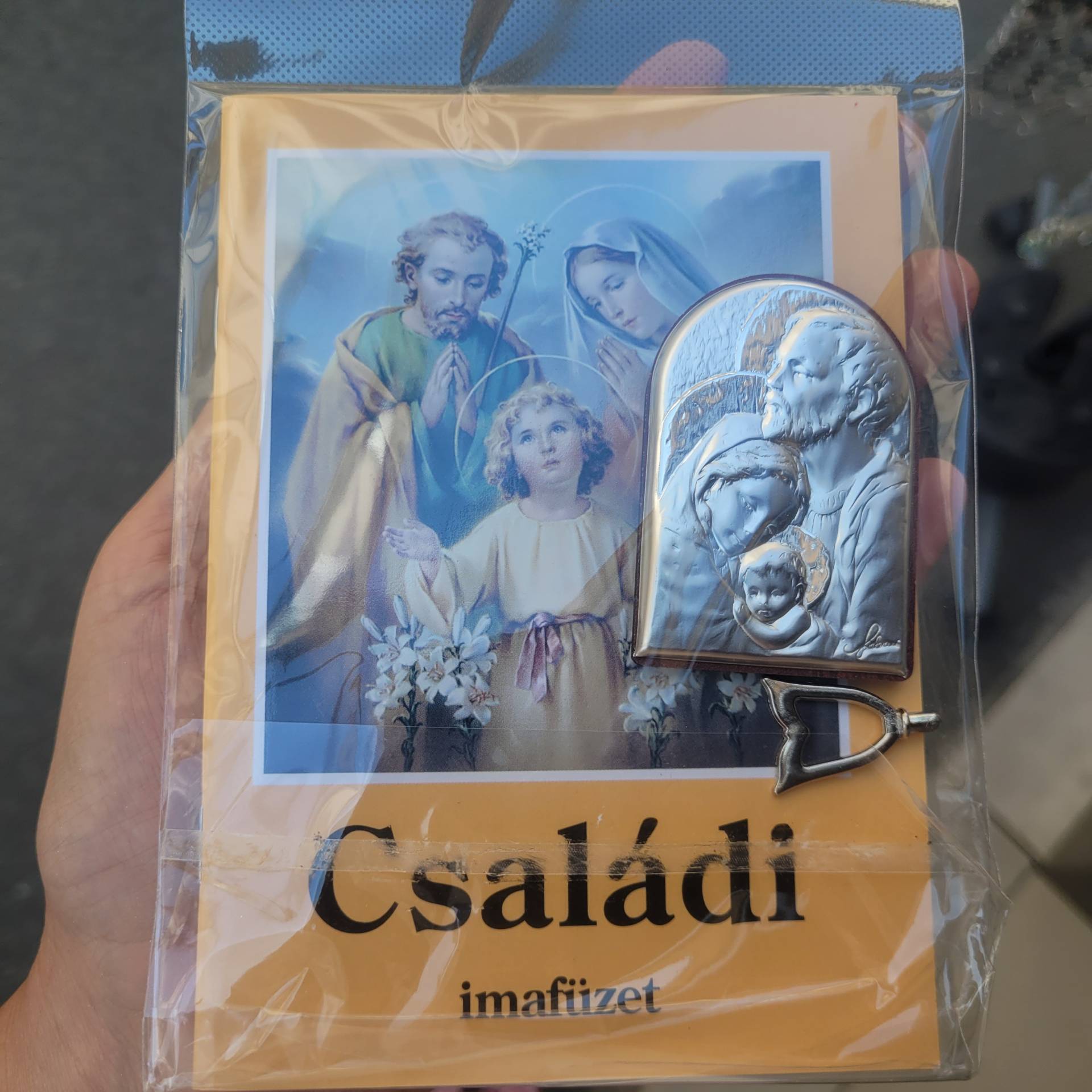 Karácsonyra Imafüzet+Szent Család kulcstartó 