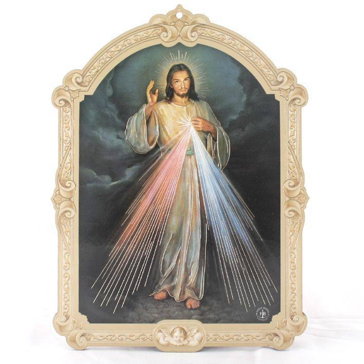 Irgalmas Jézus plaket 22cm*16cm 
