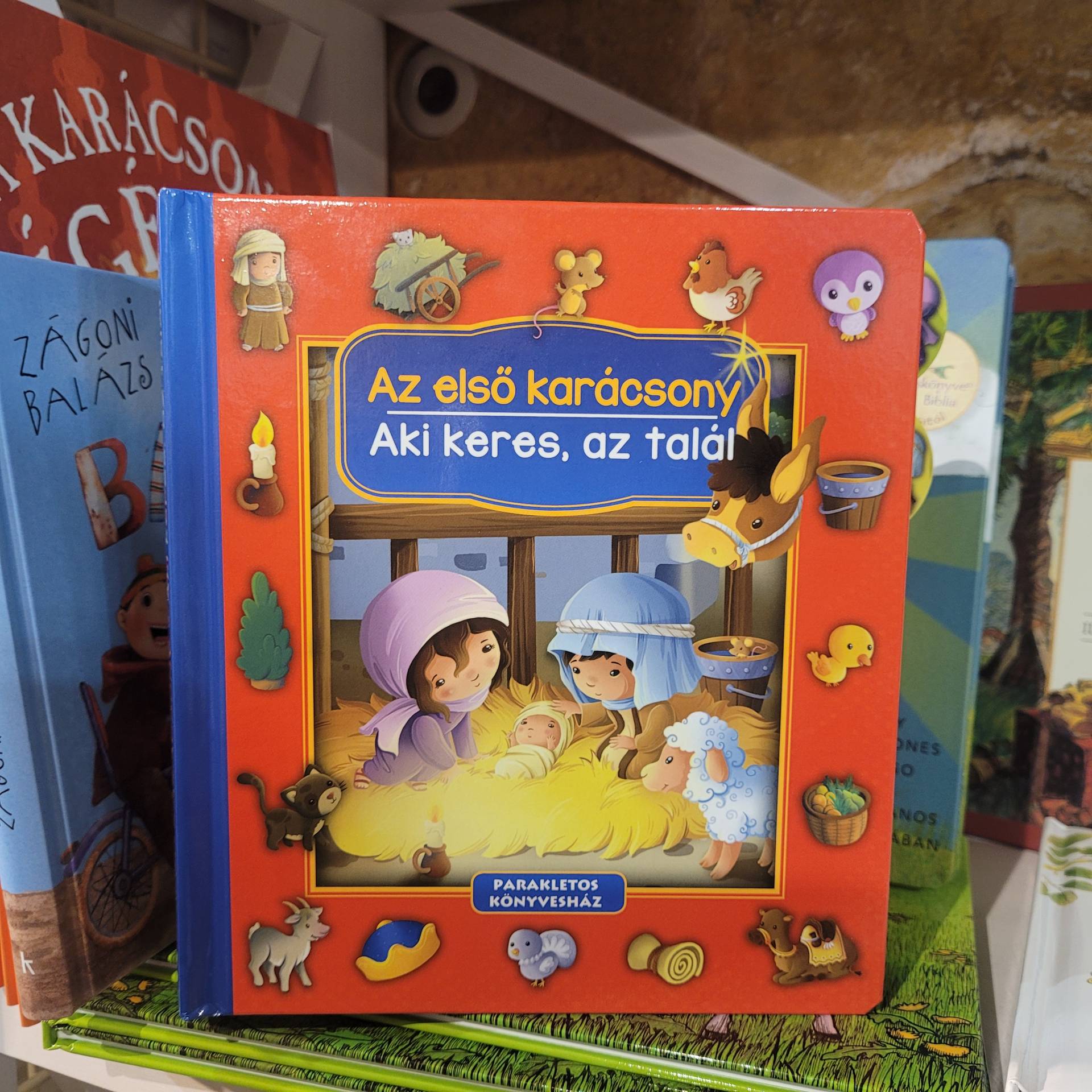 Kemánytáblás karácsonyi könyv kicsiknek  