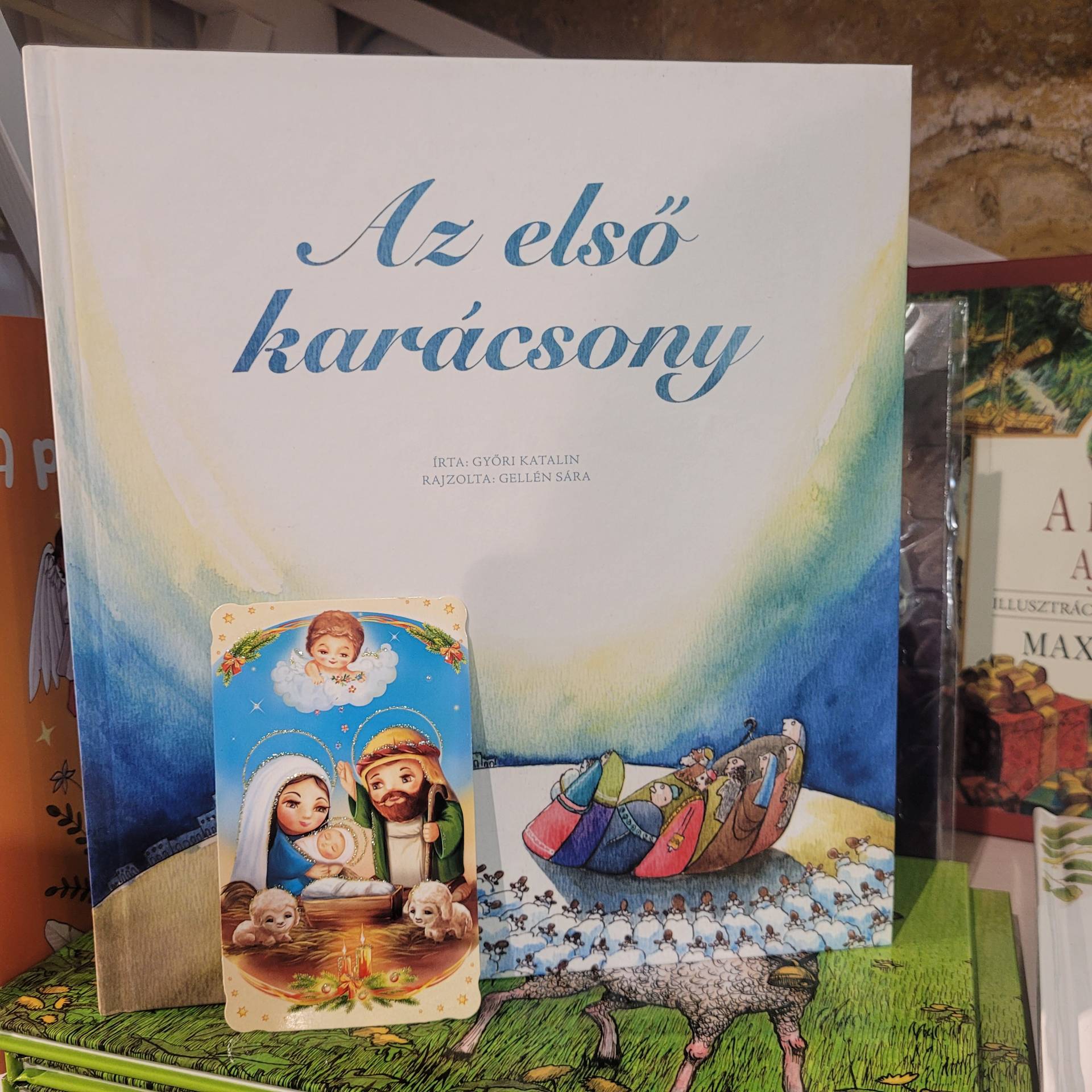 Gyerekkönyv  Jézus Krisztus Születése+karácsonyi szentkép 