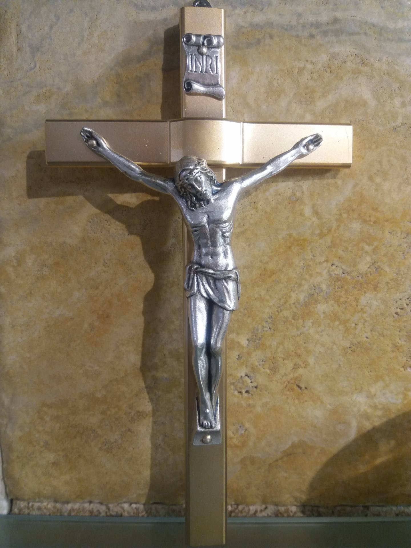 Fém Feszület  17cm 