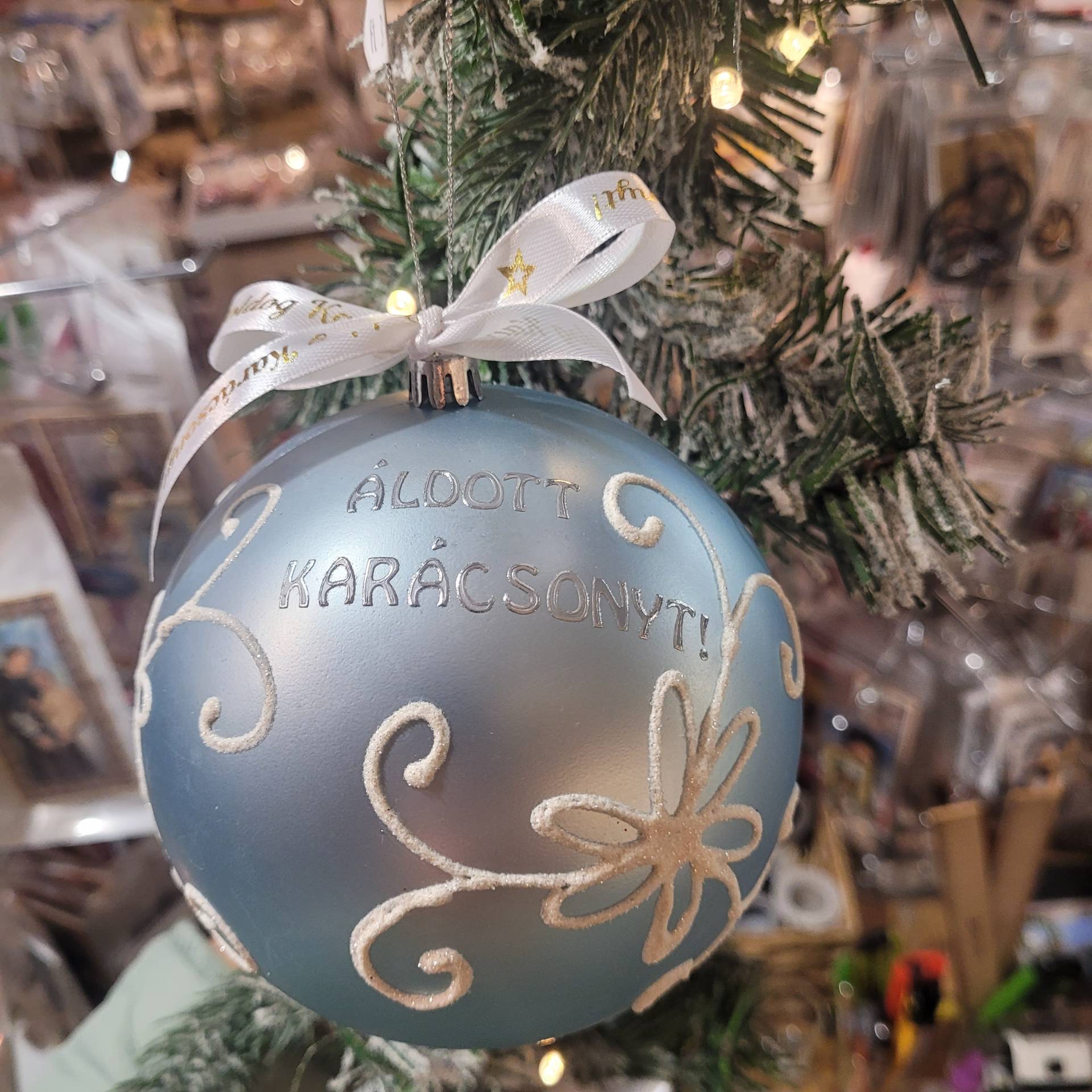 ÁLDOTT KARÁCSONYT! GÖMB   
