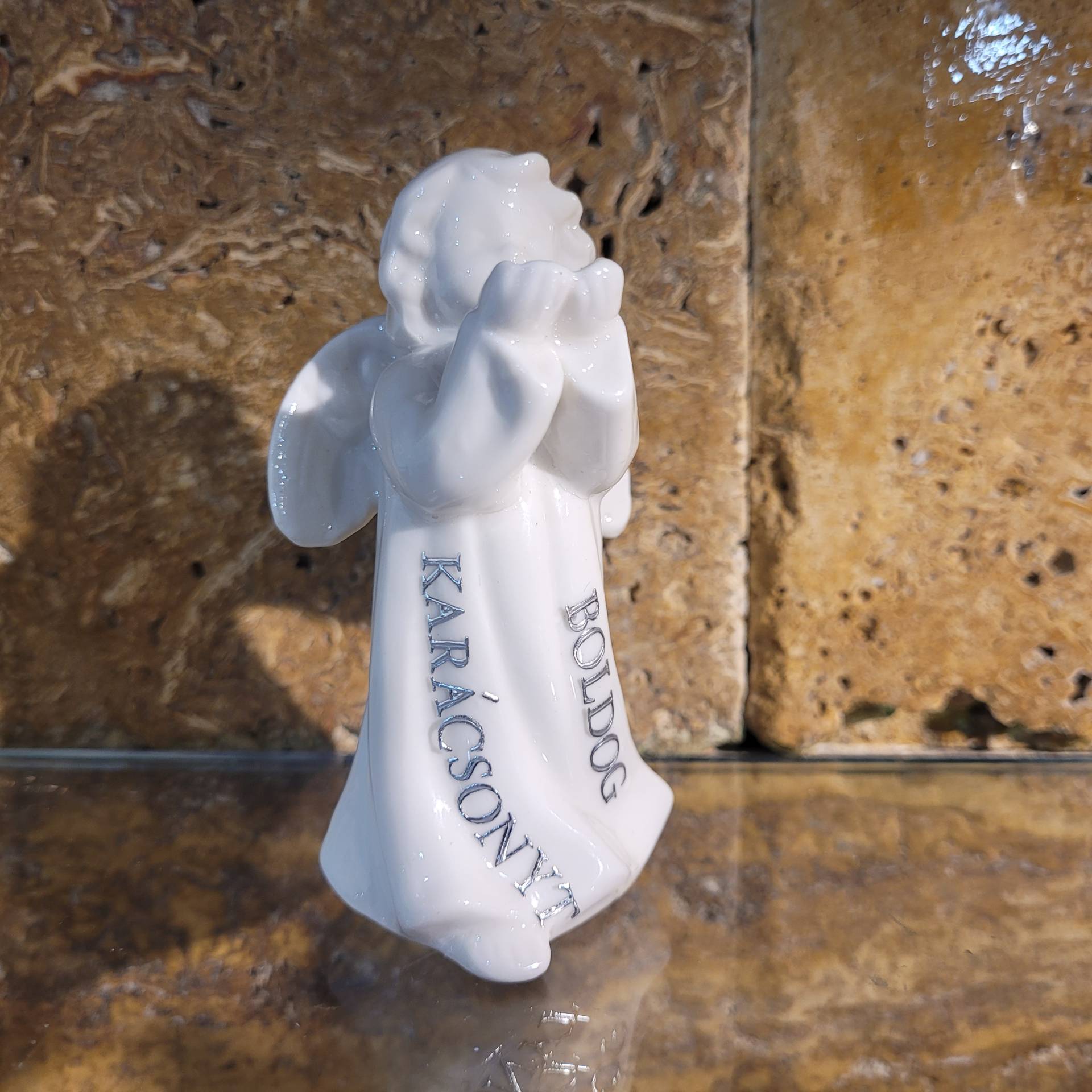 Kerámia Angyal 12cm  