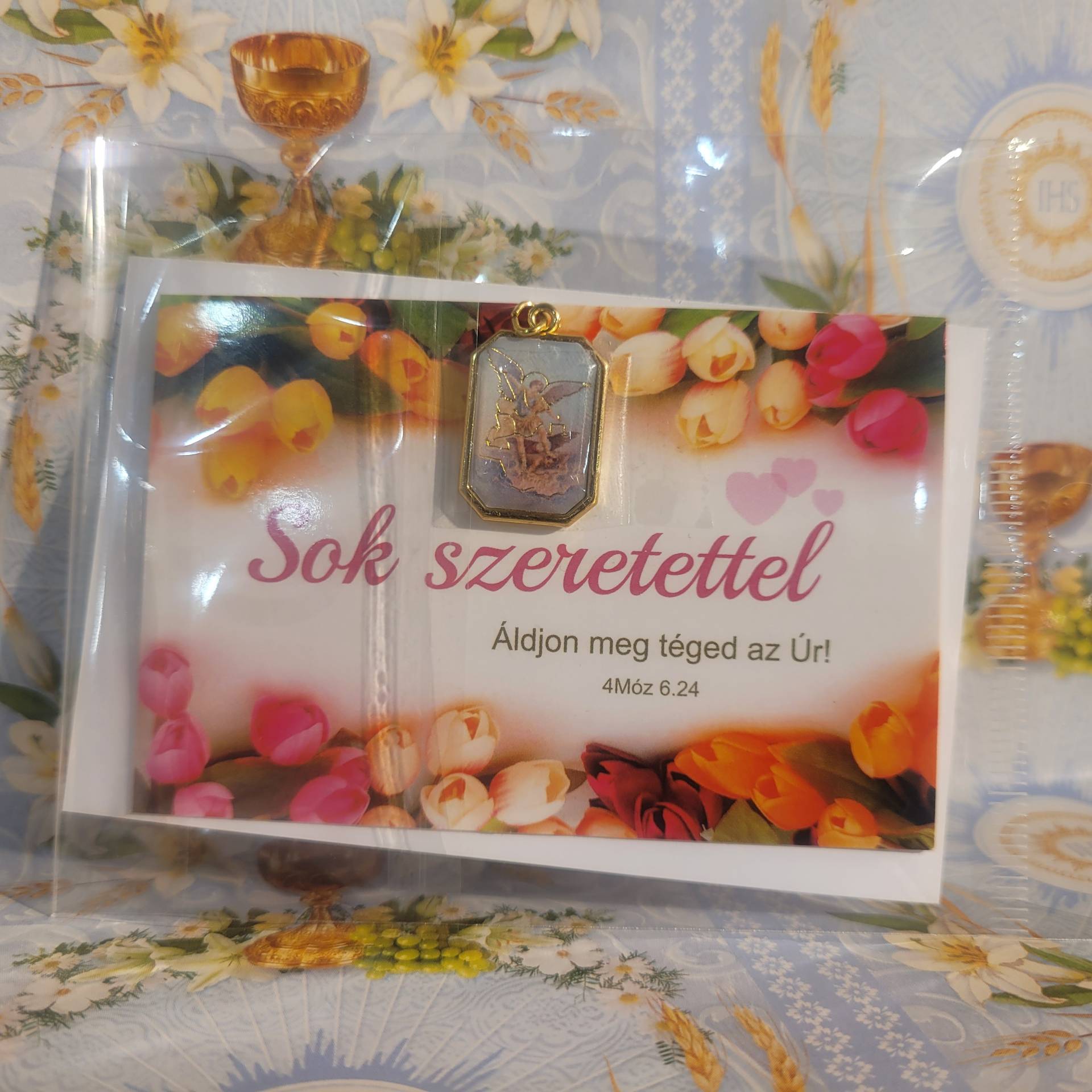 Szent Mihály Érem+ Szentkép imával a csomagban! Bármilyen Alkalomra Bárkinek! 