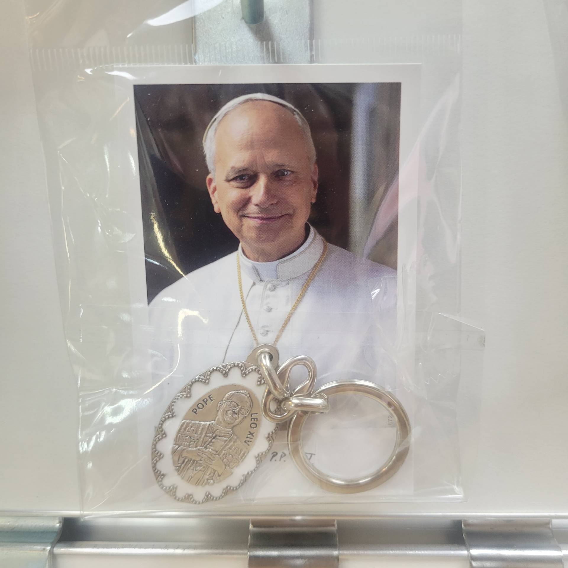 Leó Pápa Szentkép imával+ Leó Pápás kulcstartó 