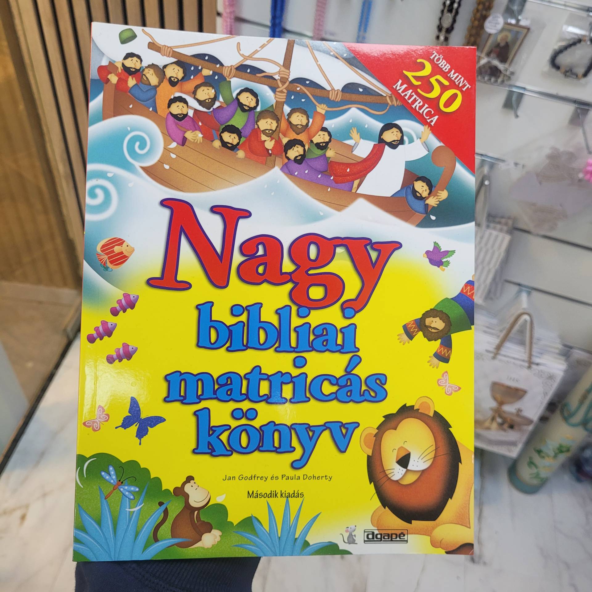 MATRICÁS KÖNYV  6 éves korig! Tele Bibliai történettel!+ Matrica  