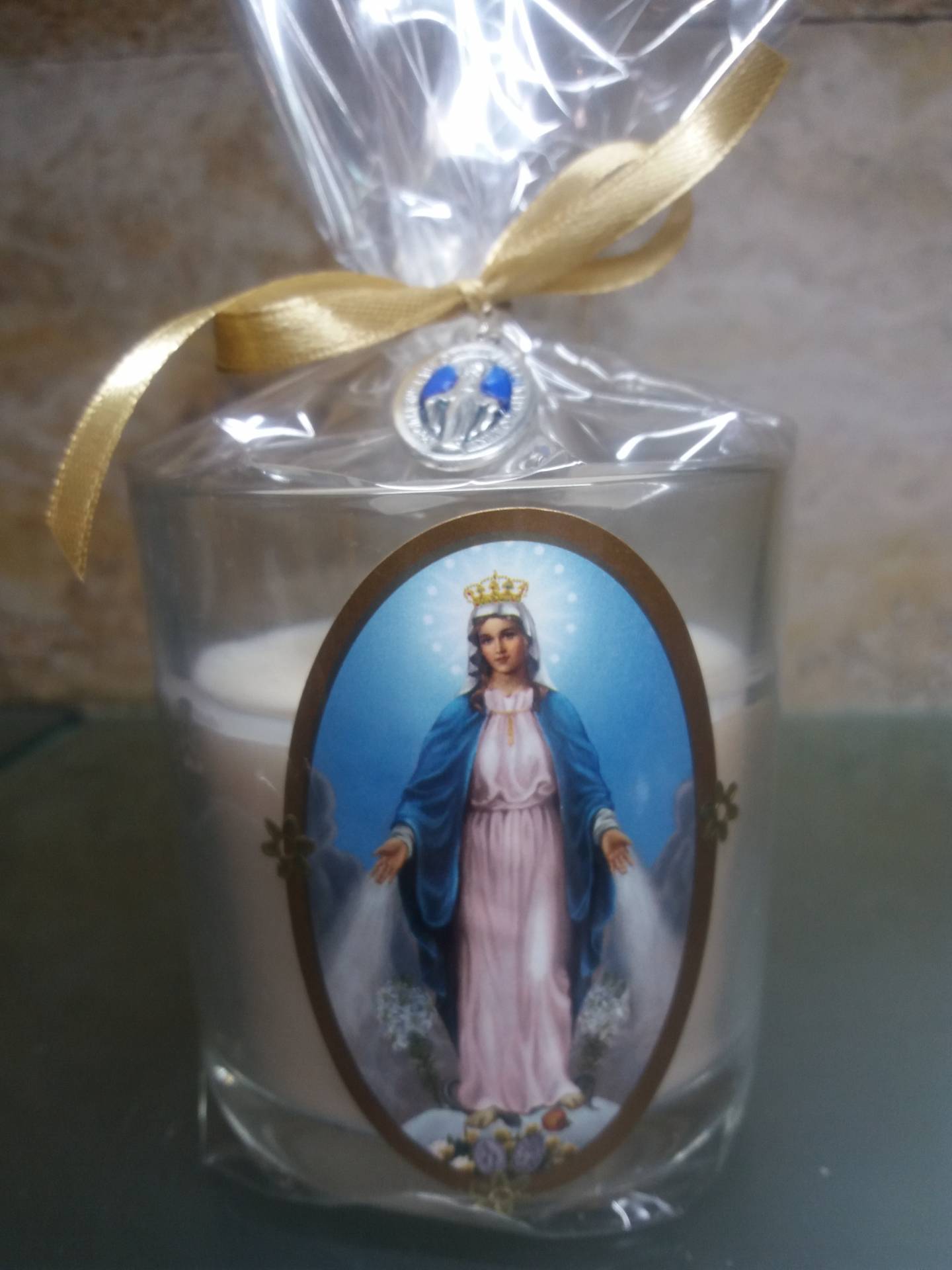 Poharas gyertya Csodáséreemel 